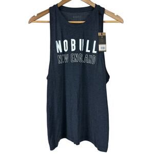 Nobull "NEW ENGLAND" Women's Navy Blue Tank Size X-Small New With Tags